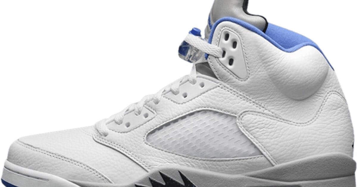 nike air jordan retro 5 stealth hyper royal white