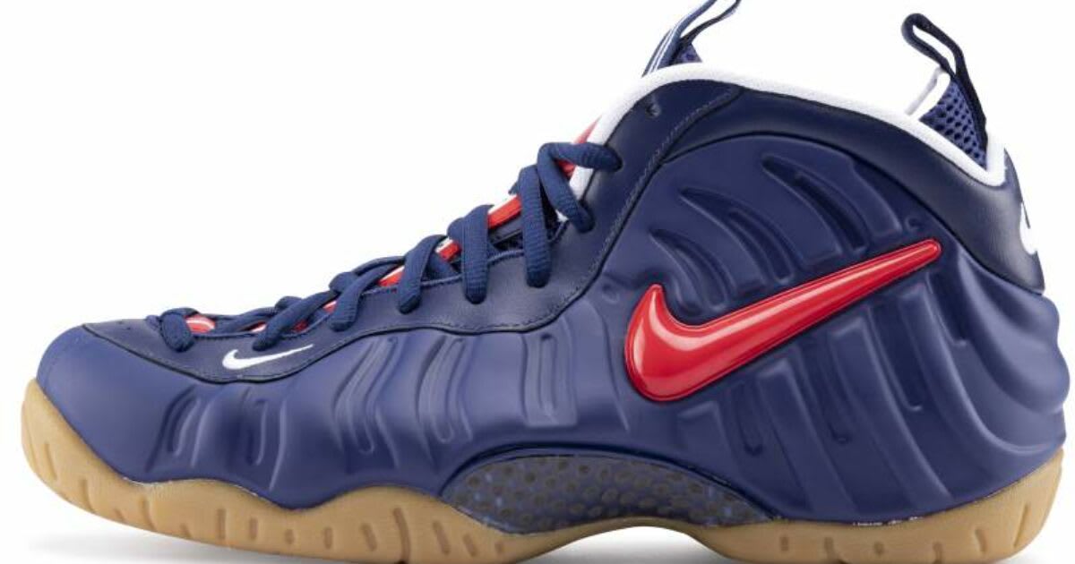 nike foamposite blue void