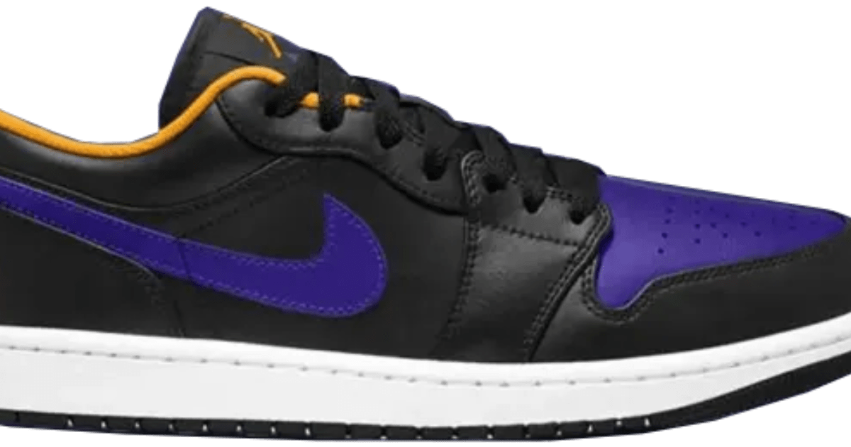jordan 1 low lakers