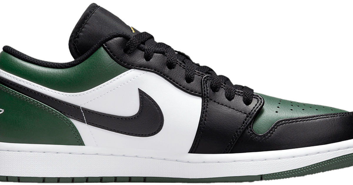 jordan 1 low white green