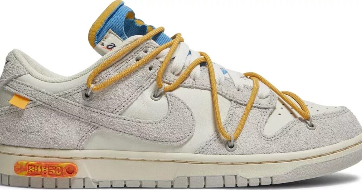 dunk x off white lot 34