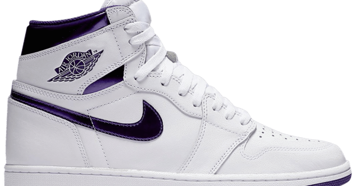 purple jordan 1 nike