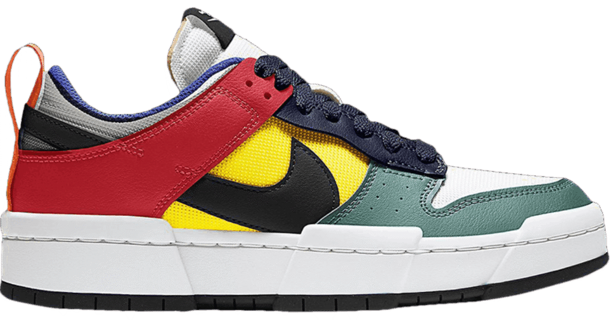 low dunks multicolor