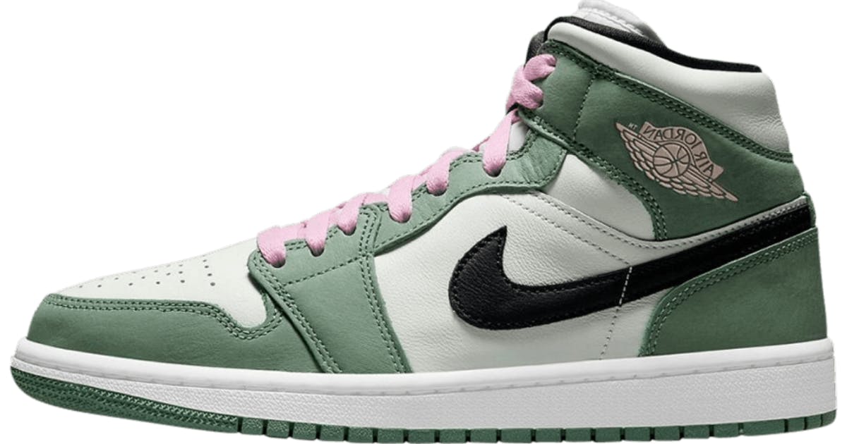 nike jordans 1 mid pink