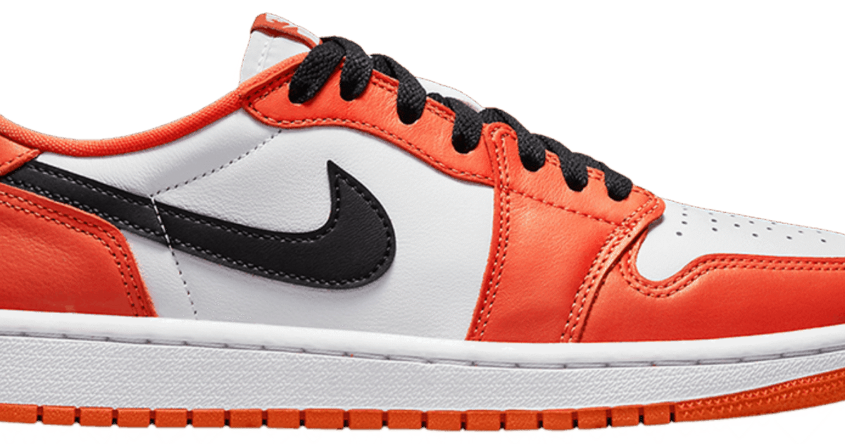 air jordan 1 low starfish release date