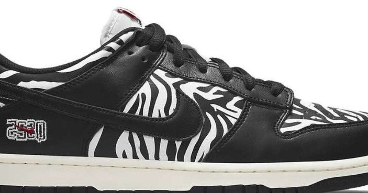 zebra dunk high