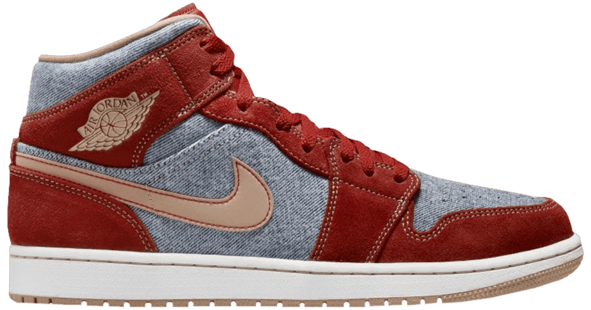 air jordan 1 mid denim