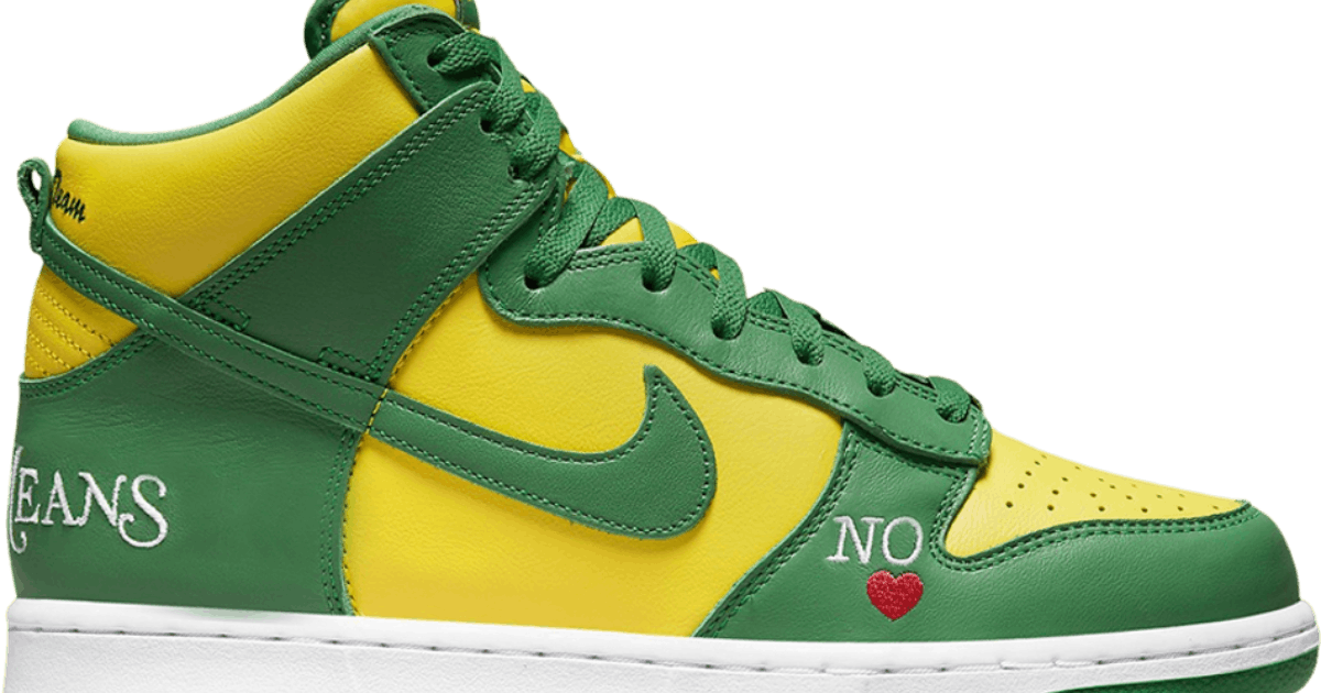 green yellow dunk