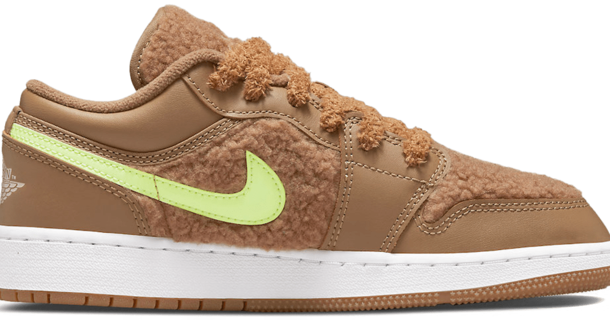 air jordan 1 low gs teddy bear