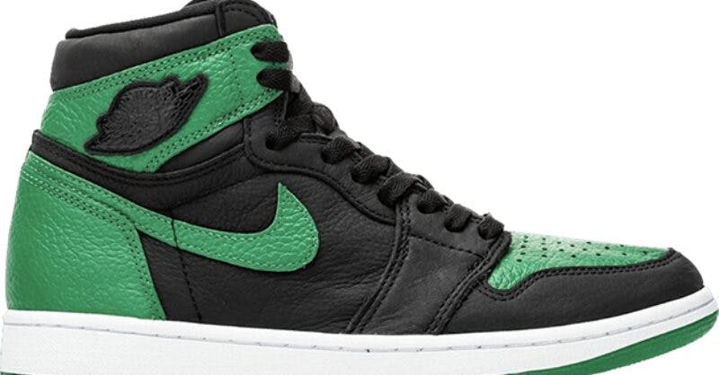 retro 1 green and white