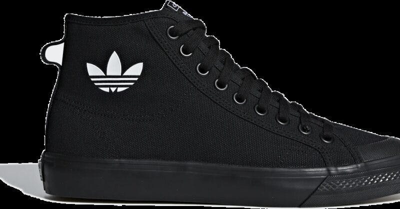 adidas nizza high top black