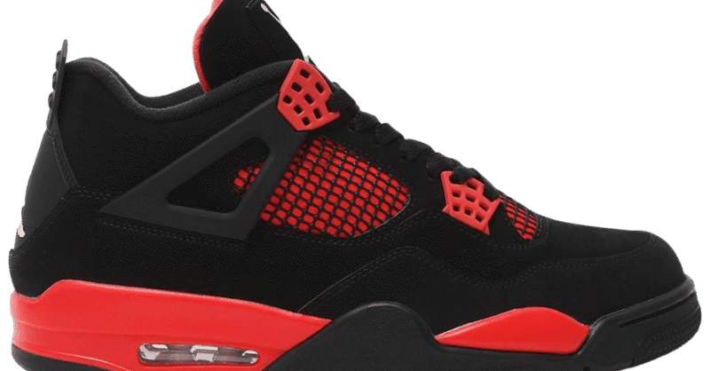 red and black jordan 4 retro