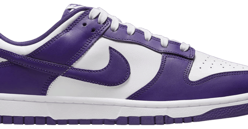 nike dunks white and purple