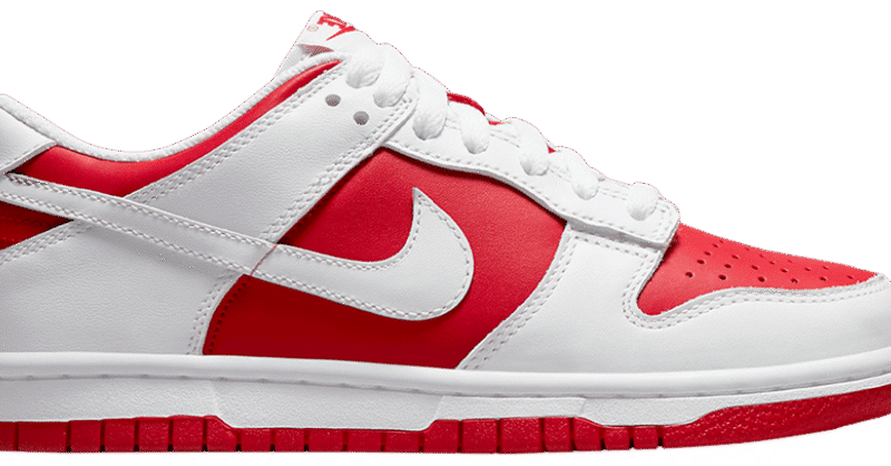 nike dunk red low